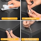 kuou Clear Corner Protectors for Kids 20 Pack Transparent Silicone Corner Guards view 4