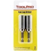 ToolPro Eye Lag Driver, 2-Pack - Quick-Install Driver Bits for ToolPro TP05010, TP05015, TP05020, and TP05025 Eye Lag Screws