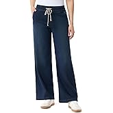 Gloria Vanderbilt Womens Relaxed Drawstring Pull on Wide Leg Jean Standard