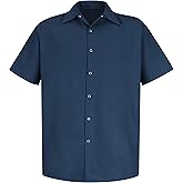 Red Kap Mens Specialized Pocketless Work Shirt