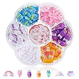 70 Pcs Nail Charms, TemBelle Slime Charms, Resin