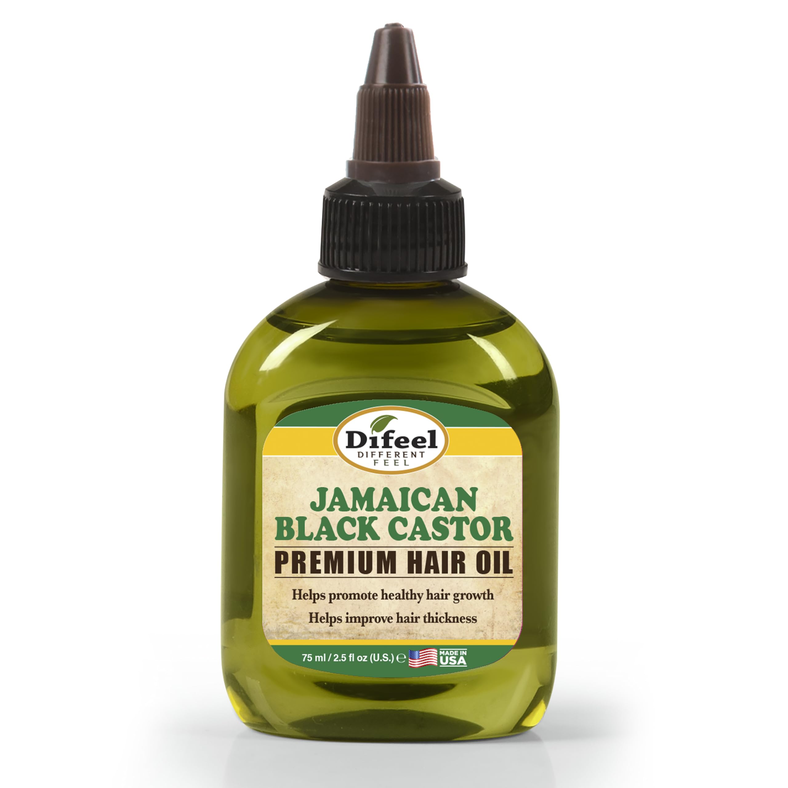 Difeel 99% Natural Premium Hair Oil - Jamaican Black Castor Oil 75 ml