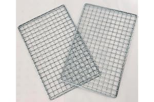 Stainless Steel Grill Net, Compatible with Iwatani's Portable Gas Grill ABURIYA2 CB-ABR-2, Washable and Reusable, 7.28" D x 1
