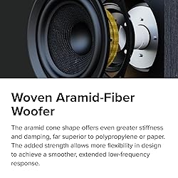 ELAC Debut 3.0 DB63-WN Bookshelf Speakers, Walnut