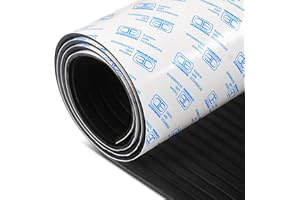 OCEANBROAD Camouflage Boat Flooring 96''x16''/23.5''/38''/47'' Strip Cut Grooves Self-Adhesive EVA Foam Sheet Non-Slip Traction Pad for Boats Decking Surfboard SUP Paddle Board Kayak