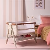 Tutti Bambini CoZee Breeze 2025 2-in-1 Bedside Crib Walnut Ecru 0-6m view 7