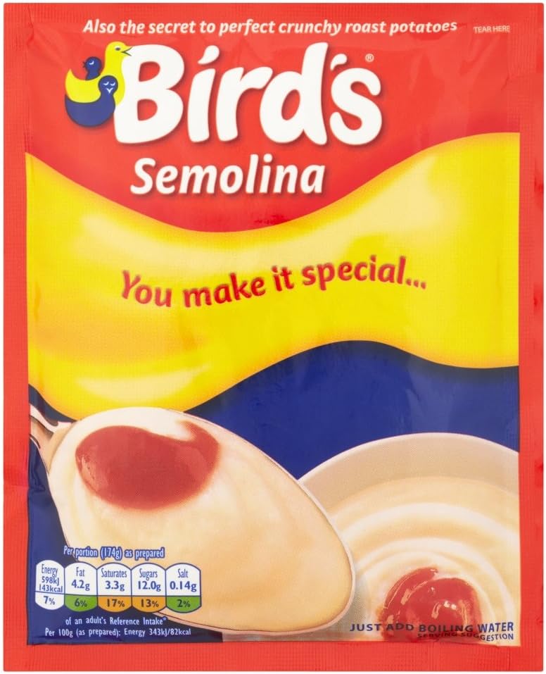Bird's Semolina, 98 g Amazon.co.uk Grocery