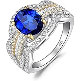 JewelryPalace Infinity Knot 1.5-3ct Cubic Zirconia Halo Engagement Rings, 14K Rose Gold 925 Sterling Silver Promise Ring Wedding Band Ring Bridal Sets