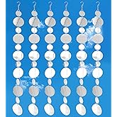 Rodudu Bird Scare Discs Set, Large 36 Discs and Medium 30 Discs, Highly Reflective Double-Sided Reflectors for Outside Garden Patio Yard