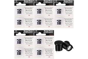 Enerpe Dog Fence Batteries Long-lasting & High Capacity Compatible with Invisible R21 R22 R51 and Microlite Fence Receiver Collars 10-pack