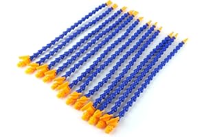 Water Oil Coolant Pipe Hose Kit, Flexible Cooling Tube with Switch, 12 Pieces G1/4 Thread for CNC Lathe Milling Machine, 6 Fl