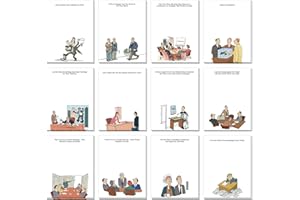 PAJEAN Funny Notepads with Sayings Sticky Funny Office Supplies to Do List Funny Work Notepad Assorted Notepad for Workers, 12 Designs, 3 x 3.93 Inch (Novelty Style)