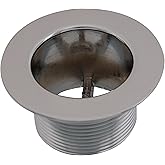 EZ-FLO 3/8 Inch Tapped Bathtub Strainer Body, 1-1/2 Inch x 11-1/2 Coarse Thread, Chrome Plated, 35256
