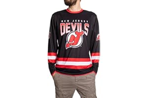 CALHOUN NHL Men's Game Day Long-Sleeve Performance Loose Fit Rash Guard