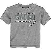 Outerstuff San Antonio Spurs NBA Infant (12M-24M) Short Sleeve Cotton Tee, Grey