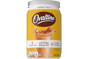 Ovaltine Classic Malt Powdered Drink Mix For Hot And Cold Milk Canister 12 oz