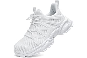 Xingfujie Boys Girls Shoes Kids Sneakers Lightweight Breathable Tennis Athletic Running Shoes for Toddler/Little Kid/Big Kid