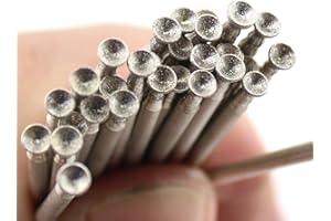 ILOVETOOL 3mm Lapidary Diamond Grinding Head Spherical Concave Pack of 20Pcs