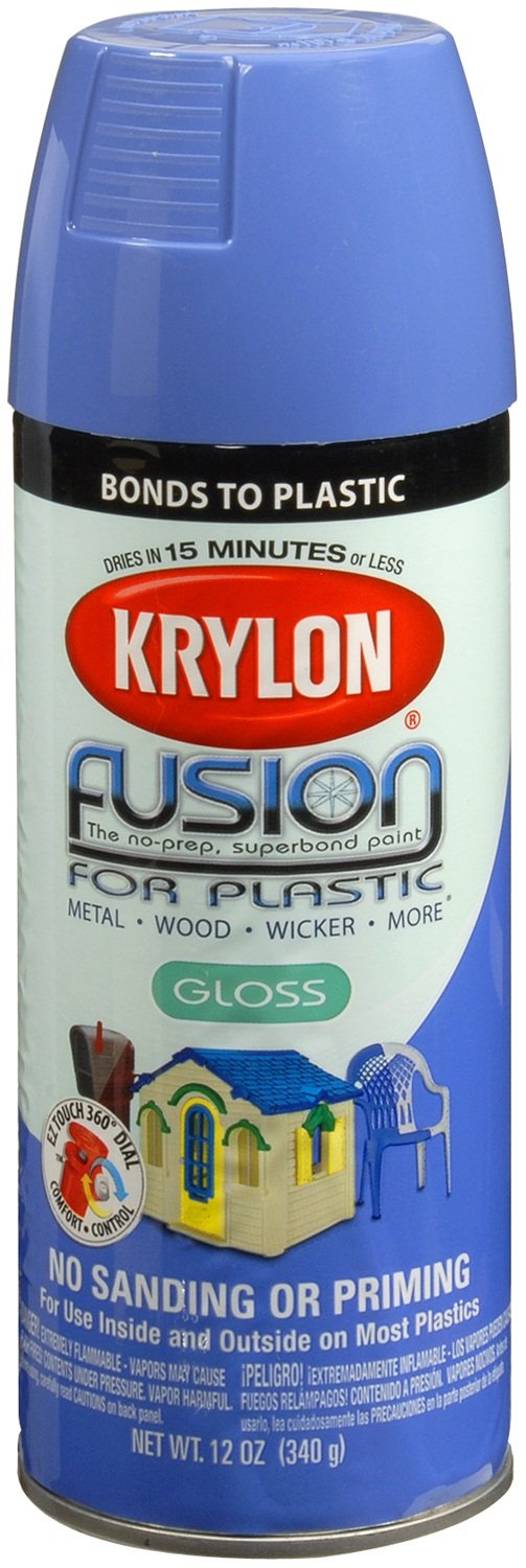 Krylon K02333007 Fusion for Plastic Spray Paint, Blue Hyacinth Buy