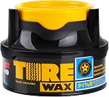 SOFT99 Tire Black Wax 170 g Matte Tire Dressing with Applicator Pad view 1