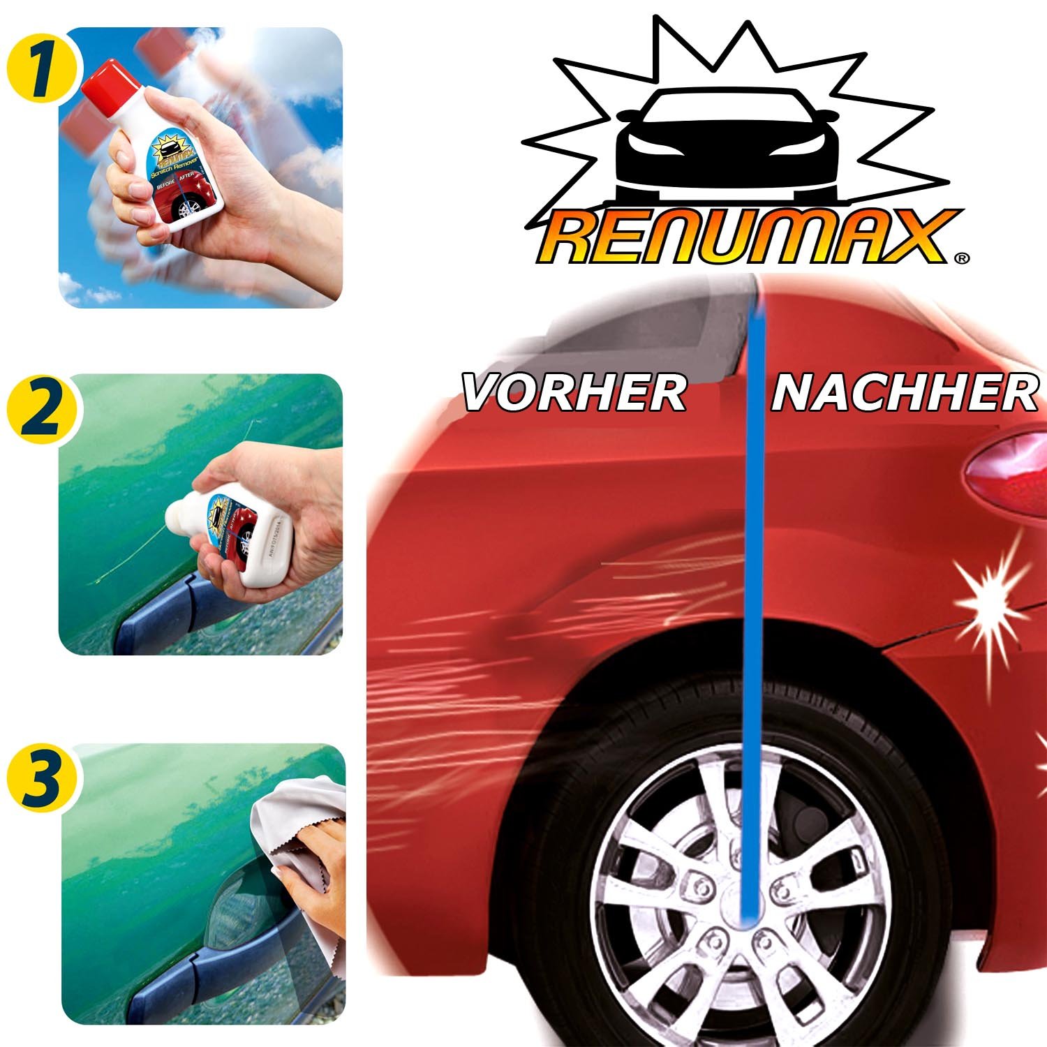 Renumax 2 X Car Paint Scratch Removers 100 Ml Paint