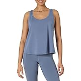 Amazon Essentials Women's Active Soft Cotton Racerback Relaxed Fit Lightweight Yoga Workout Tank with Drop Armholes