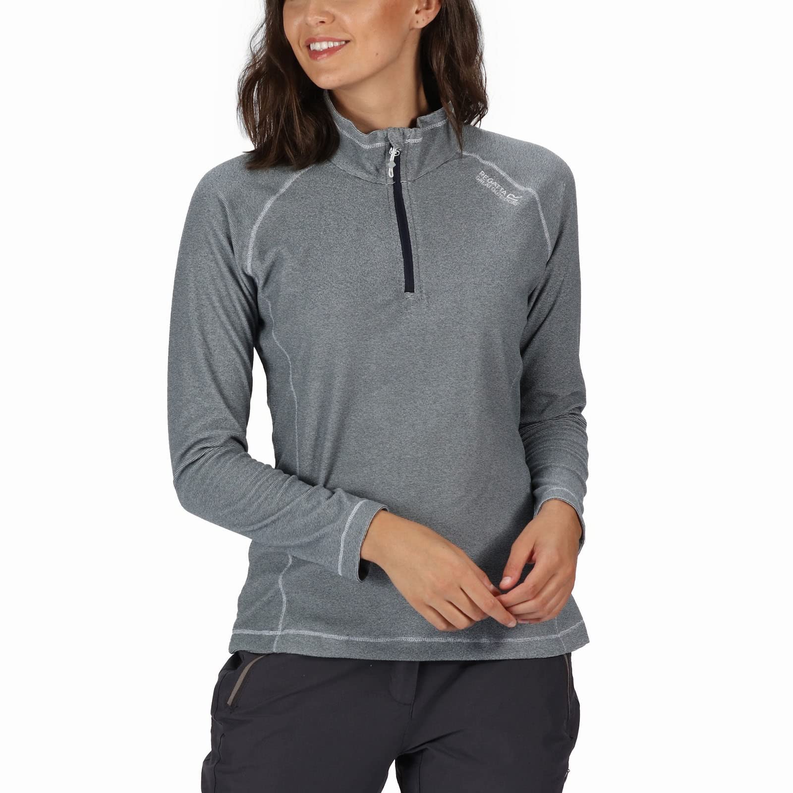 Regatta Womens Montes Micro Fleece Warm Mid Layer Top