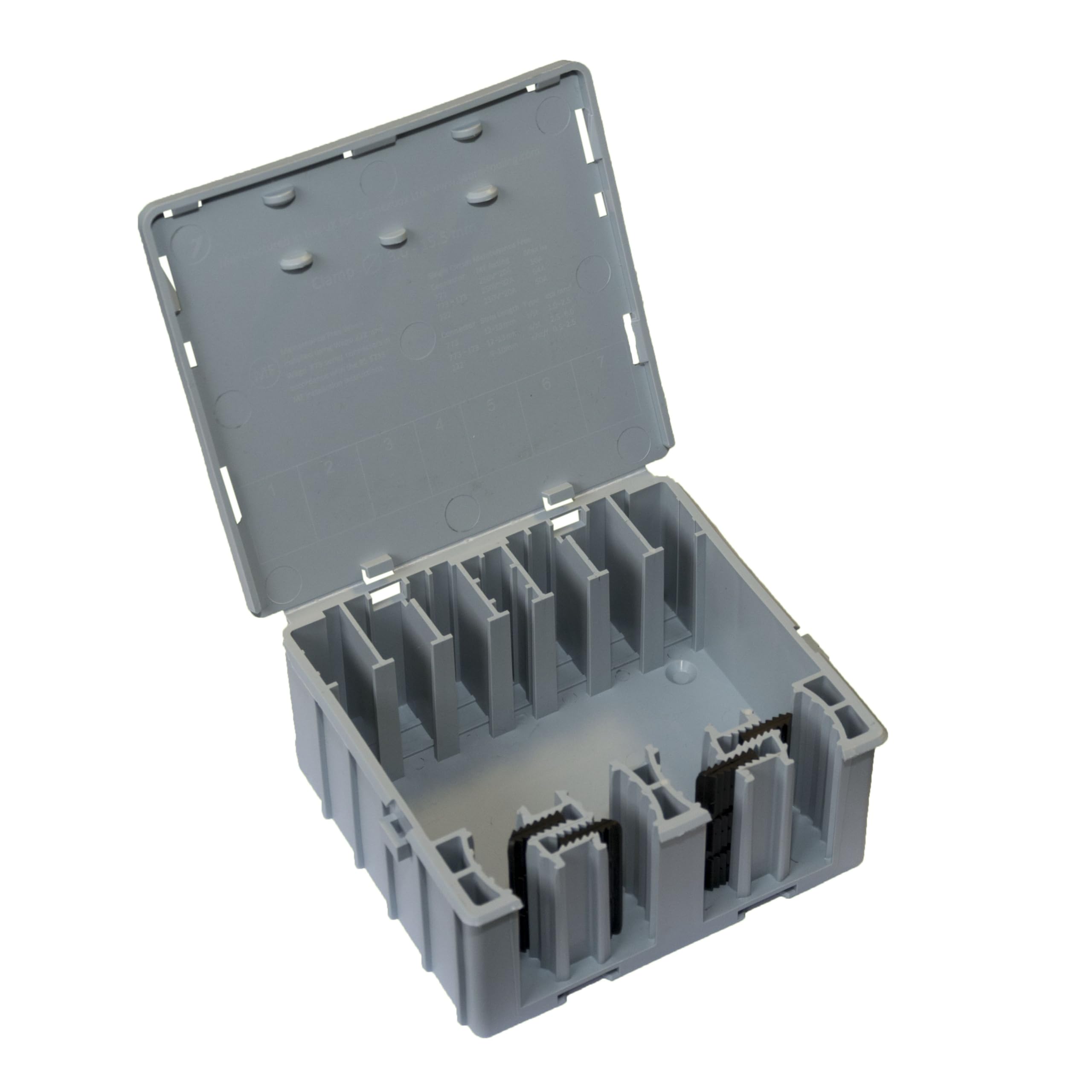 WAGO WAGOBOX XLA Junction Box, Suitable for WAGO 222 and 773 Series, for Multicore Cables, max. 4 mm² Connectors, up to 32 Amp, 450 Volt, 207-3305, Grey, Pack of 1