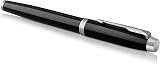 Parker IM Fountain Pen Black Lacquer Chrome Medium Nib Gift Box view 5