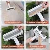 ACE2ACE Pet Hair Remover Roller Reusable Lint Brush with Window view 5