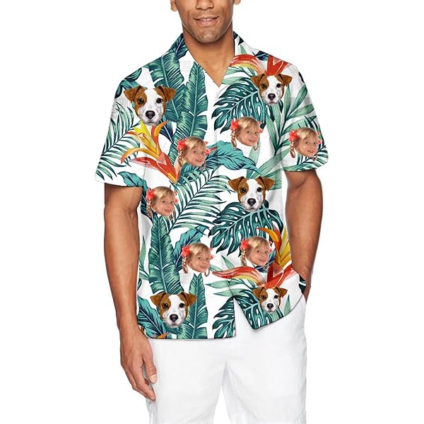 Camisa Hawaiana Informal De Manga Corta Con Botones Para Hombre