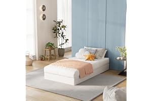 Daqutic Twin-Box-Spring, Twin Box Spring,5 Inch Heavy Duty Twin Size Box Spring,Mattress Foundation, Quick Assembly, Noise Free