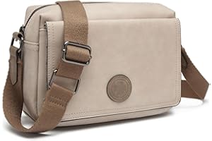 AFKOMST Small Crossbody Bags for Women Trendy Faux Suede Cross Body Purse and Handbags with Gultar Strap, Lightweight