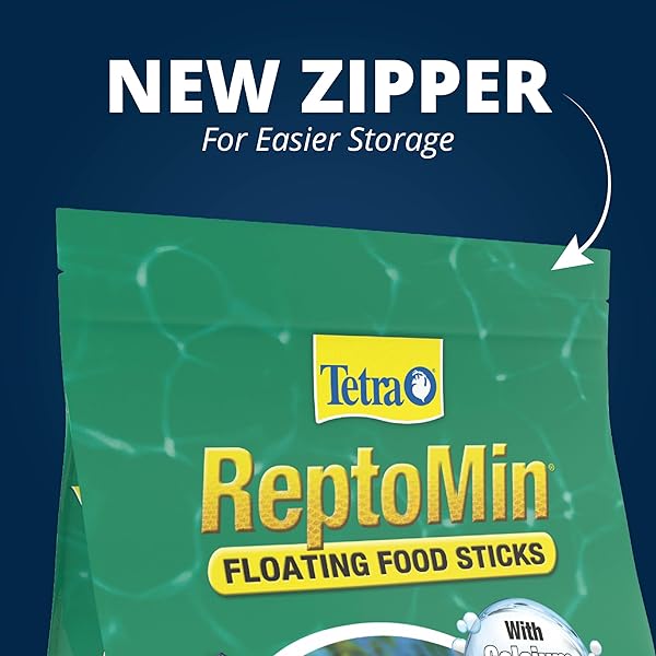 TETRA REPTOMIN FLOATING FOOD STICKS, FOR AQUATIC TURTLES, NEWTS AND FROGS, 2.65 LBS