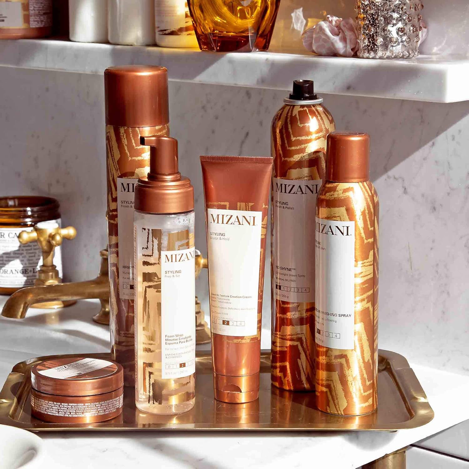 MIZANI Styling Foam Wrap | Balances Hydration, Shine & Hold | With Shea Butter | Paraben-Free | For Curly Hair | 8.5 Fl. Oz.: Premium Beauty