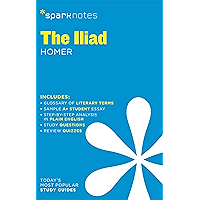 The Iliad SparkNotes Literature Guide (SparkNotes Literature Guide Series Book 35) book cover