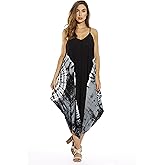 Yatemiole Women's Punk Spaghetti Strap Jumpsuit – Comfy V-Neck Loose Fit In Royal Blue (Plus Size XXL) - View #8