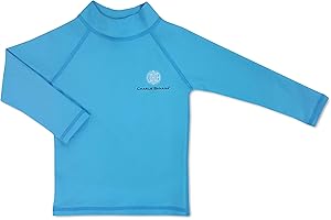 Charlie Banana Baby Long Sleeve Swim Rash Guard with UPF50+ Sun Protection for Boys and Girls