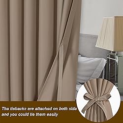 Hiasan Room Divider Blackout Curtains,Extra Wide