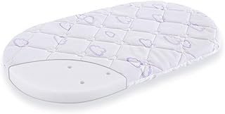 Träumeland T030508, Matratze Sleepy für Kinderwagen Hartan, Größe 30 x 76 x 5 cm, ovale Form