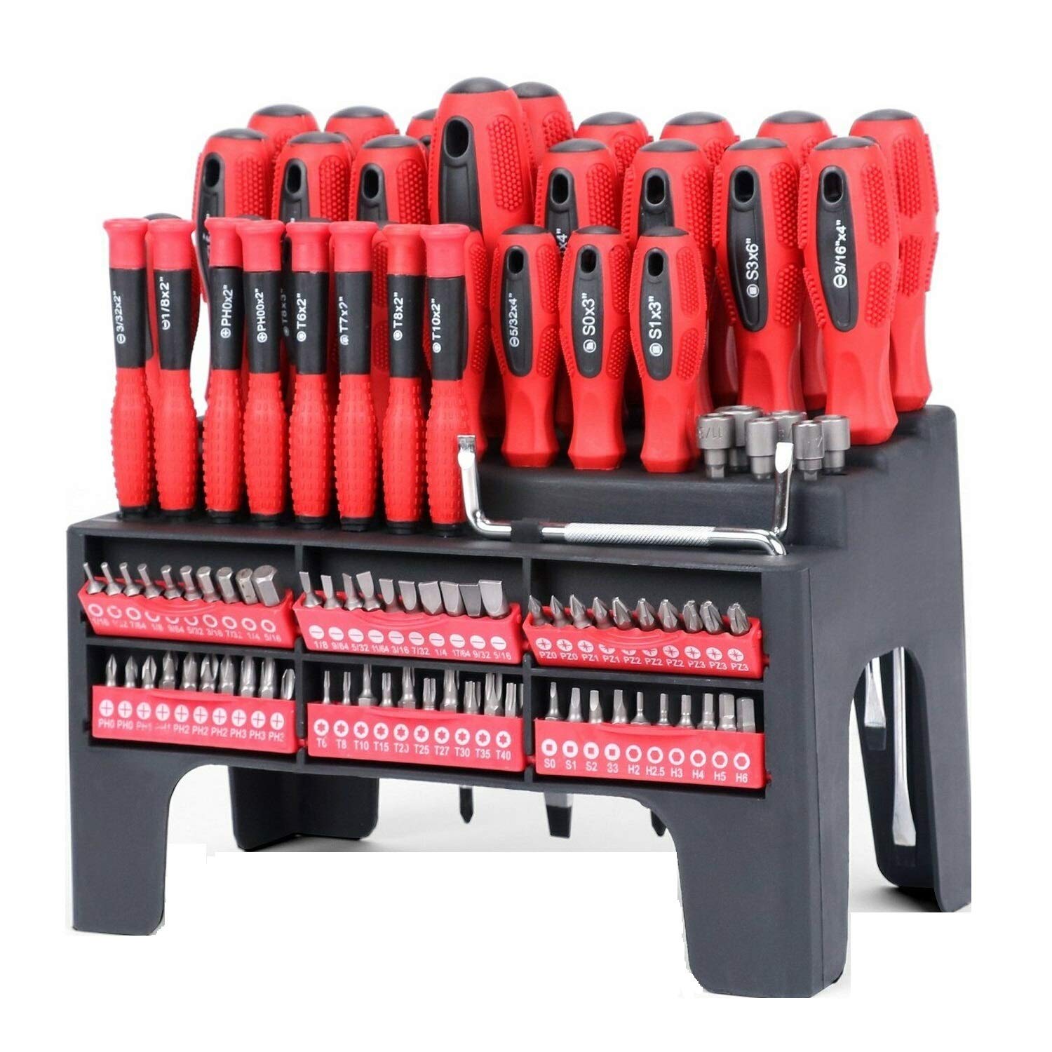 100Piece Screwdriver and Bits Set with