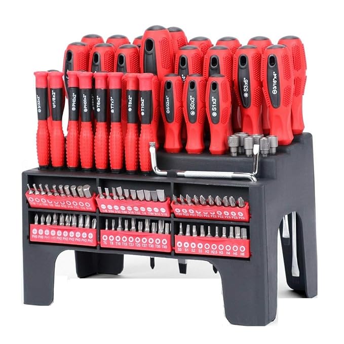 100Piece Screwdriver and Bits Set with