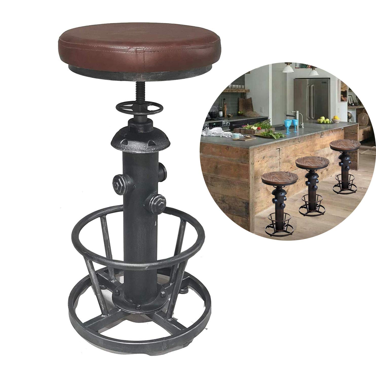 Best Retro Industrial Bar Stool