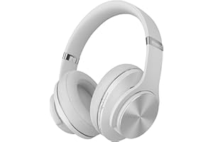 DOQAUS Bluetooth Headphones Over Ear, 90H Playtime Wireless, 3 EQ Modes, HiFi Audio & Deep Bass, ENC Noise Isolating Mic, Soft Earpads for Phone/PC