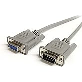 StarTech.com MXT100_25 25-Feet Straight Through Serial Cable, DB9 M/F