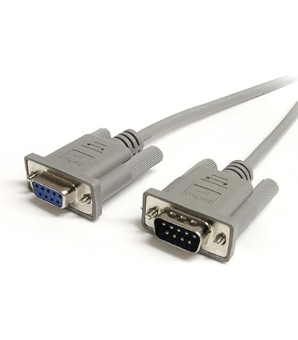 テレビ null Amazon.com: StarTech.com 25 ft Cross Wired DB9 Serial Null