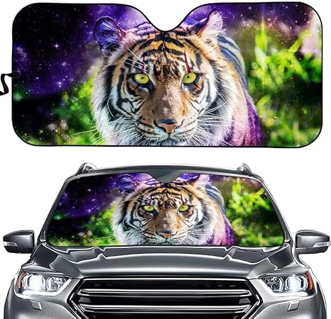 Amazon Dellukee おもしろ車フロントガラスサンシェード 折りたたみ式 パーソナライズ 自動車サンシェード ヒートシールド サンバイザーマット ウィンドスクリーン サンシェード 57 1 7 4 Qc Hc 19 Cc3647hc サンシェード 車 バイク