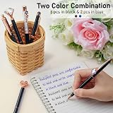 WEMATE 8 Pcs Ballpoint Pens Set Metal Crystal Diamond Glitter Black Blue Ink view 4