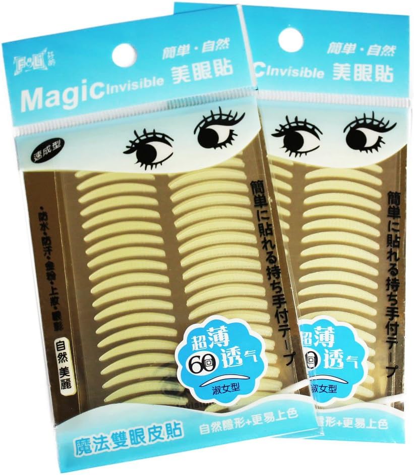 MAGIC Invisible"girl size" (S) - Eyelid Lifting without Surgery [2x60pairs] Double Pack