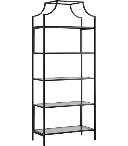 Gyfimoie 8-Tier Tall Bookshelf – Modern Metal Display Shelf For Living Room, Bedroom & Office